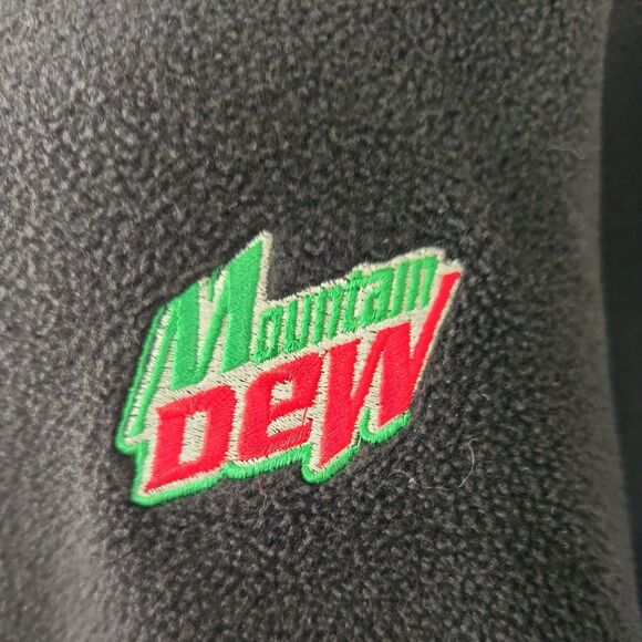 Columbia Mountain Dew 1/2 Zip Fleece Jacket Black XL Pullover Mens Womens Coat - Picture 2 of 11